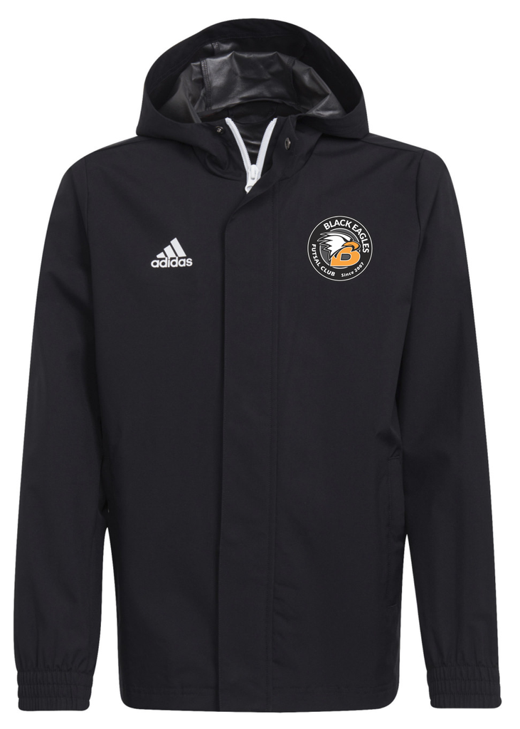 Kway à Capuche Noir Enfant